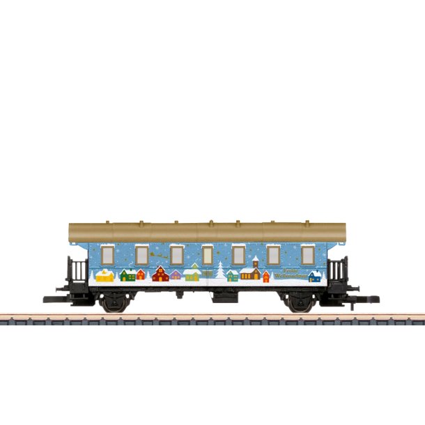 M�rklin 80636 spor Z Julevogn 2026 Passagervogn "Donnerb�chse" 1./2. klasse i dekorativt juledesign. P� lagerd.17.9.26