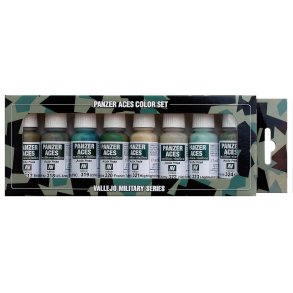Vallejo farver 770126 Farvest, Panzer - Uniformer I, 8 x 17 ml