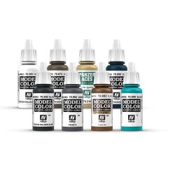 Vallejo Farver 70231 Farvest 8 x 17 ml. Infinity Panocenia, med figur. 