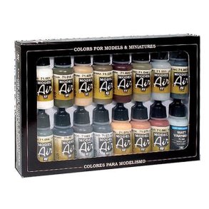 Vallejo Farver 71208 Farvest  16 x 17 ml. Tyske hr under anden verdenskrig, Europa og Afrika. 