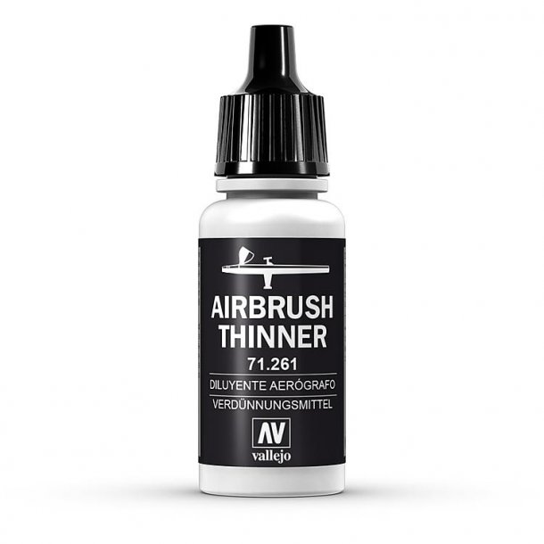 Vallejo farver 71261 &lrm;Airbrush fortynder flaske 17 ml.&lrm;