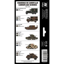 Vallejo farver 771614 Farves�t, britiske farver, Europa, Anden Verdenskrig