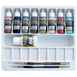 Vallejo farver 73099 st 9 x 17 ml. ldning af et damplokomotiv