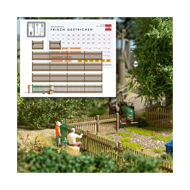 Busch HO 7984 Maling af hegnet