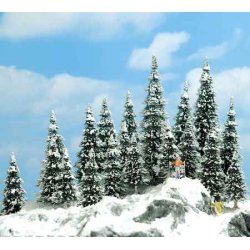 Busch H0 6466 20 stk. Vinter tr�er Ca. 60-135 mm h�j.