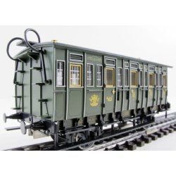 M�rklin 43982 Bayerische personvogns�t str�mf�rende koblinger og indvendig belysning samt slutlys
