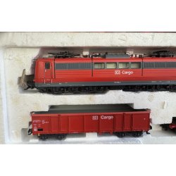 M�rklin 29645 brugt togs�t fra starts�t E-Lok BR 151 med 5 DB cargo godsvogne