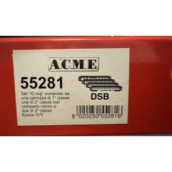 ACME HO 55281 DSB Intercity personvogns�t 1-2 kl. 