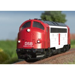 Trix HO 22788 DSB MY diesellok tjenestelokomotiv 1105 med MFX og diesellyd. Nyhed 2023/24