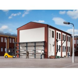 Auhagen HO 80107 st med vgholder til stl profiler og vgkran samt kasser