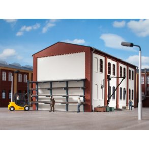 Auhagen HO 80107 st med vgholder til stl profiler og vgkran samt kasser