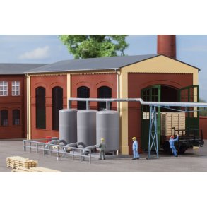 Auhagen HO 80111 damp opbevaringskedel 3 styk  28 x 28 x 50 mm. Hver