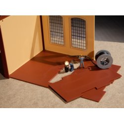 Auhagen HO 80350 gulvplader Modulsystem 8 stk. i alt