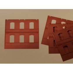 Auhagen HO 80501 &lrm;V�gge 2324B r�d&lrm; 4 stk. 94 x 86 mm.