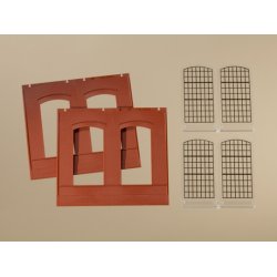 Auhagen HO 80503 &lrm;Vgge 2325A rd, industriel vindue E&lrm;