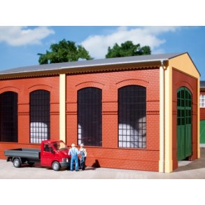 Auhagen HO 80504 &lrm;V�gge 2326B r�d, industriel vindue E&lrm;. Modulsystem