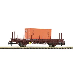 Fleischmann 825736 spor N SNCF godsvogn type Us Lastet med en 20′ container