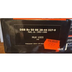 McK 1005 DSB personvogn r�d Bv 5086 28-44 327-9