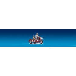 Noch HO 17514 figur st belyst motorcyklister, med 3 lysdioder, 2 figurer