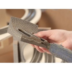 Noch HO 58270 Tunnelportal 1-spors L16 x B15,2 cm. Hrd skum serie "Granit vg"