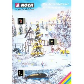 Noch HO 15998 Adventskalender med 25 figur