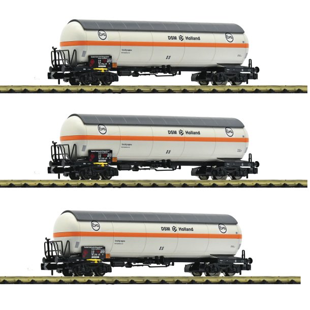 Fleischmann 849119 spor N DB Komprimeret gastankvognst "EVA/DSM Holland", type Zags. Nyhed 2025