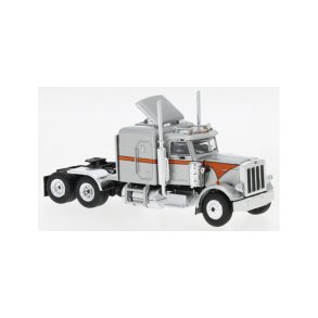 Brekina HO 85712 Peterbilt 359, slv og orange1973. Nyhed 2022