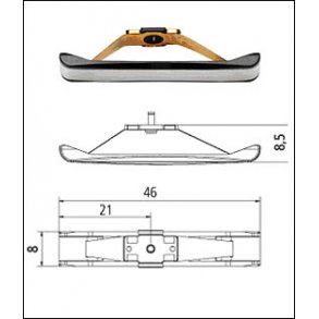 Roco HO 86031 sl�besko 46 mm.
