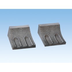 Noch HO 58030 Tunnel indervg lige 2 styk hver 10 cm. Lang