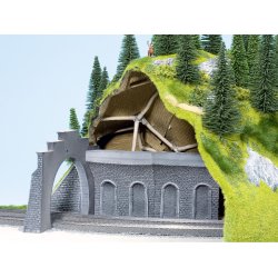 Noch HO 58030 Tunnel indervg lige 2 styk hver 10 cm. Lang