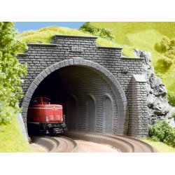 Noch HO 58030 Tunnel indervg lige 2 styk hver 10 cm. Lang