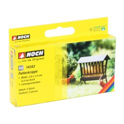 Noch HO 14343 krybbe 2 stk 2,8 x1, 4 cm 2,4 cm h&oslash;j