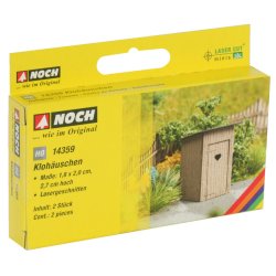 Noch HO 14359 udhus 2 stk 1,8 x 2,0 cm, 2,7 cm hj