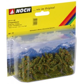 Noch HO-TT-N 25114 appelsin trer 3 stk 4 cm. hj 