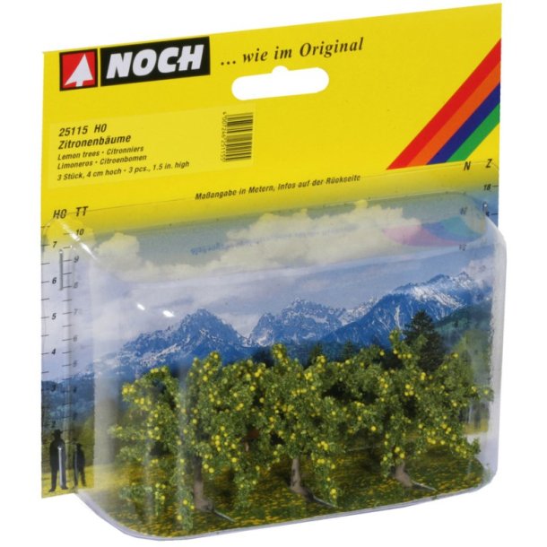 Noch HO-TT-N 25115 citron tr 3 stk. 4 cm hj