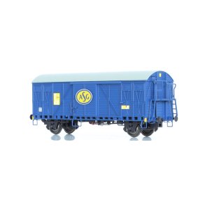 Dekas HO 872317 SJ lukket godsvogn ASG Gs-u, 23 RIV 74 SJ 012 0 006-8, bl�, ca 1970-90. P� lager d.9.5.2026