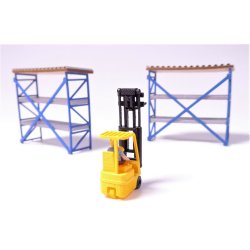 Busch TT 8848 Gaffeltruck med hj reol til vare. Nyhed 2020