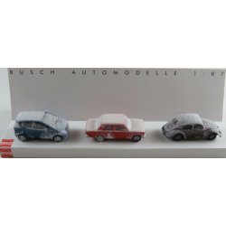 Busch HO 89010 Tre snekldte biler