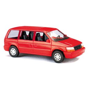 Busch HO 89118 Dodge Ram Van, r�d