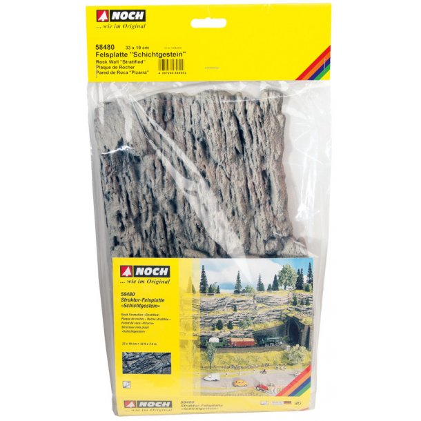 Noch 58480 Bjerg plade skifersten. L�ngde 33 cm x��Bredde 19 cm.