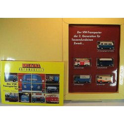 Brekina 9033 Sammler-Schatz 3 "Der VW-Transporter T2" med 5 biler og hfte
