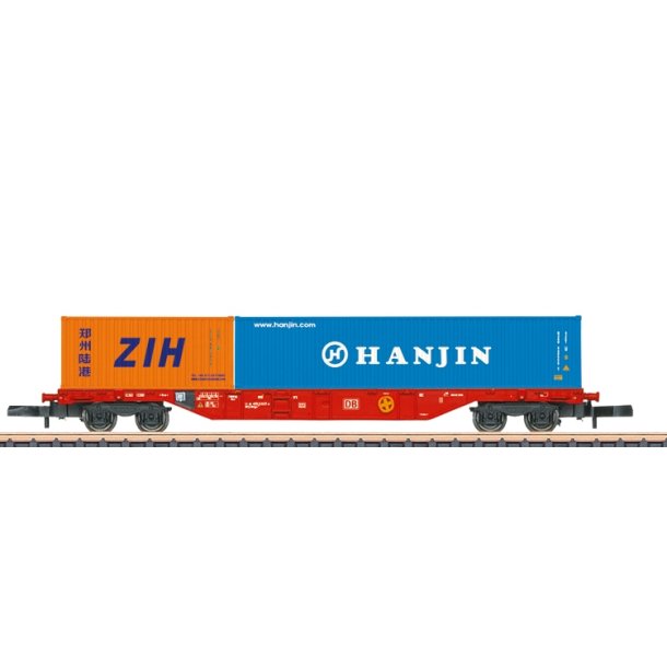 Mrklin 82641-01 spor Z DB AG containervogn ZIH / HANJIN typeSgns 691 Nyhed 2024