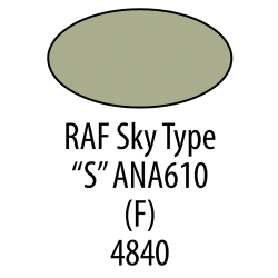 Model Master T4840 acryl maling 14,7 ml. Farve RAF SKY Type S Ana 610