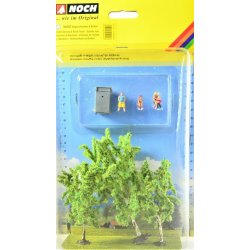 Noch HO 94002 Dekoration st "Toilet Historier &amp; Birketrer"