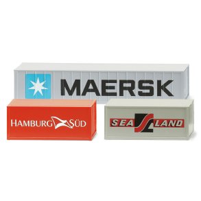 Wiking 95004 spor N containers�t 2 x 20 fod 1 x 40 fod