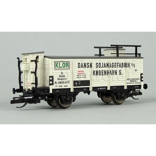 Tillig TT 95893 DSB Dansk Sojakagefabrik Kobenhavn Ze 503541 med bremsehus