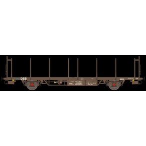 McK 2006 DSB t�mmervogn Lps 41 86 412 0 118-7 med lukket bund og �bne gavle.
