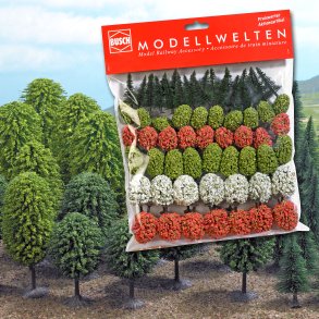 Busch TT/N 9769 Lv- og grantrer 65 stk. Nyhed 2023