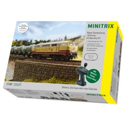 Minitrix 11160 spor N DB Digitalt startst "Godstog" med diesellok BR 217 med MFX 