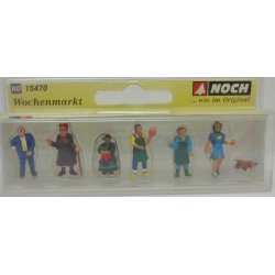Noch HO 15470 figur st Ugentlige Market
